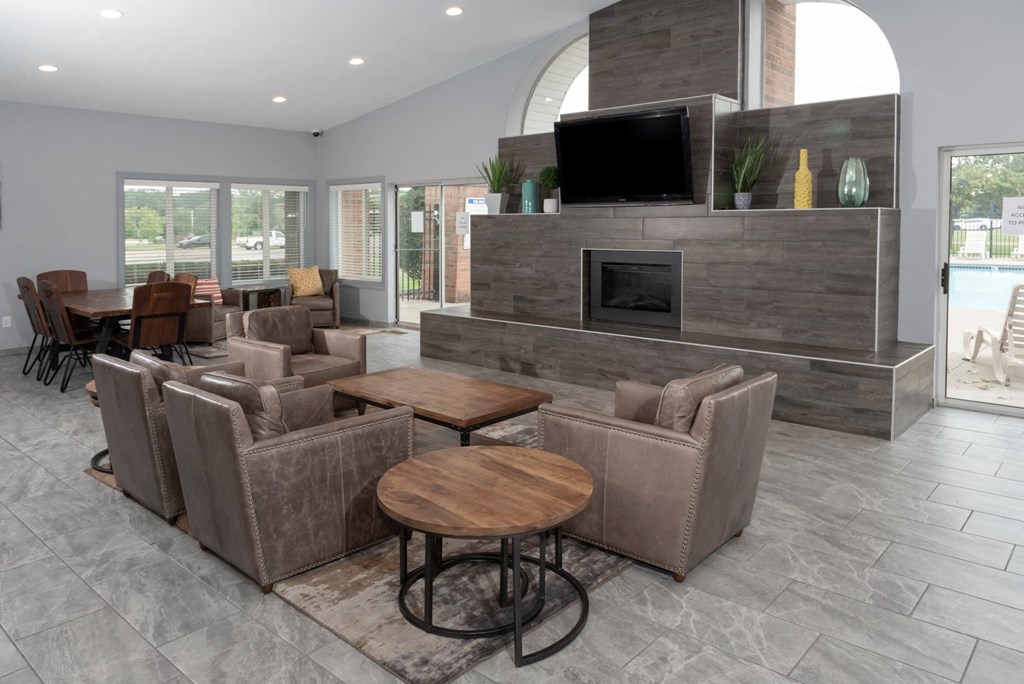 Clubroom at Cinnamon Ridge Apartments, Minnesota