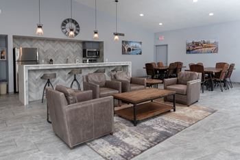 Community Clubroom at Cinnamon Ridge Apartments, Minnesota