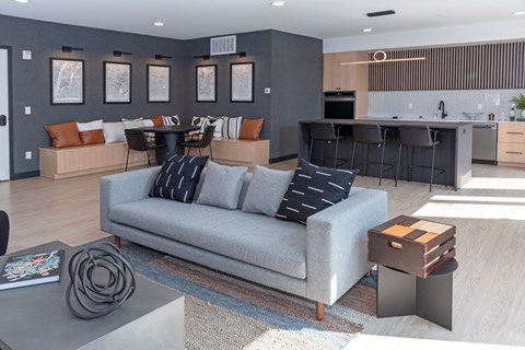 Clubroom at CityLine Apartments, Minneapolis, MN