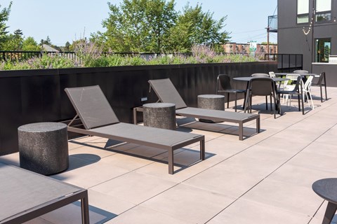Sundecks at CityLine Apartments, Minneapolis, Minnesota