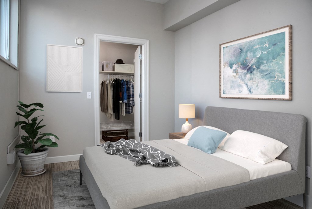 Large Bedroom with closet at Custom House Penthouse, MN