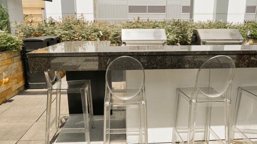 Poolside Grilling Stations at Custom House, Saint Paul, MN