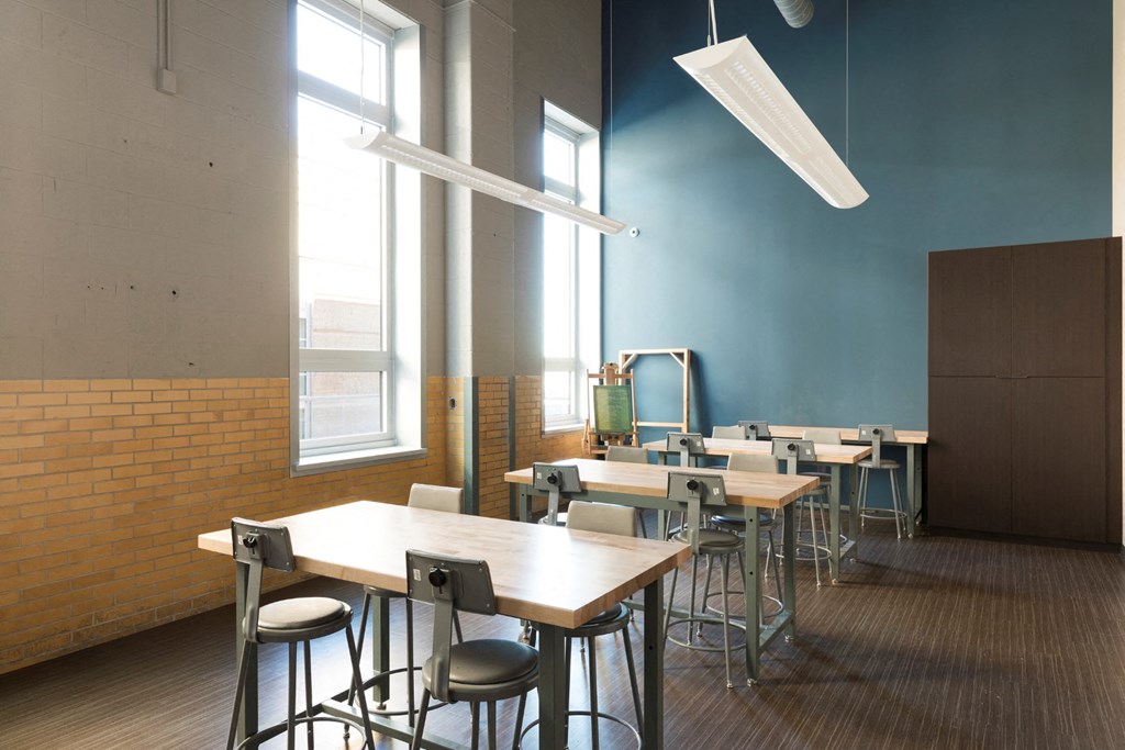 Craft room and Bike Workshop at Custom House, St. Paul, 55101