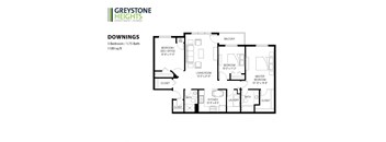 3 bedroom floor plan