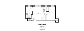 a floor plan of the east lake apartments