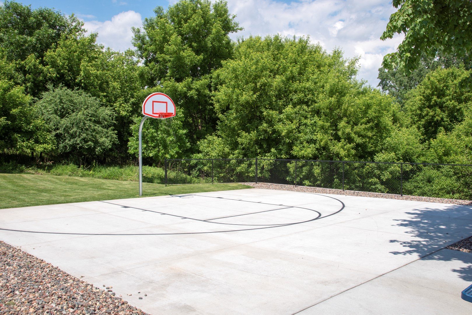 Shoot hoops at our basketball court in Eden Prairie, MN