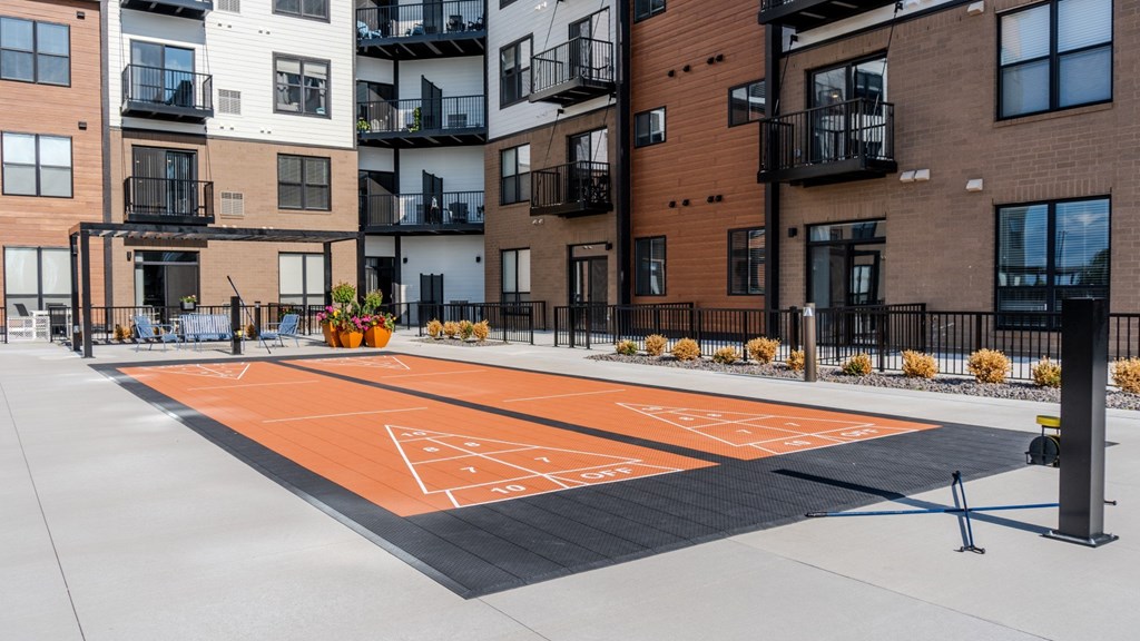 A basketball court at The Edison at Maple Grove, Maple Grove, 55311 