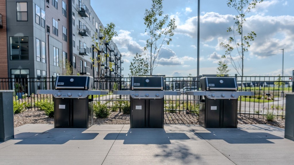 Grill Stations at The Edison at Maple Grove, Maple Grove, MN