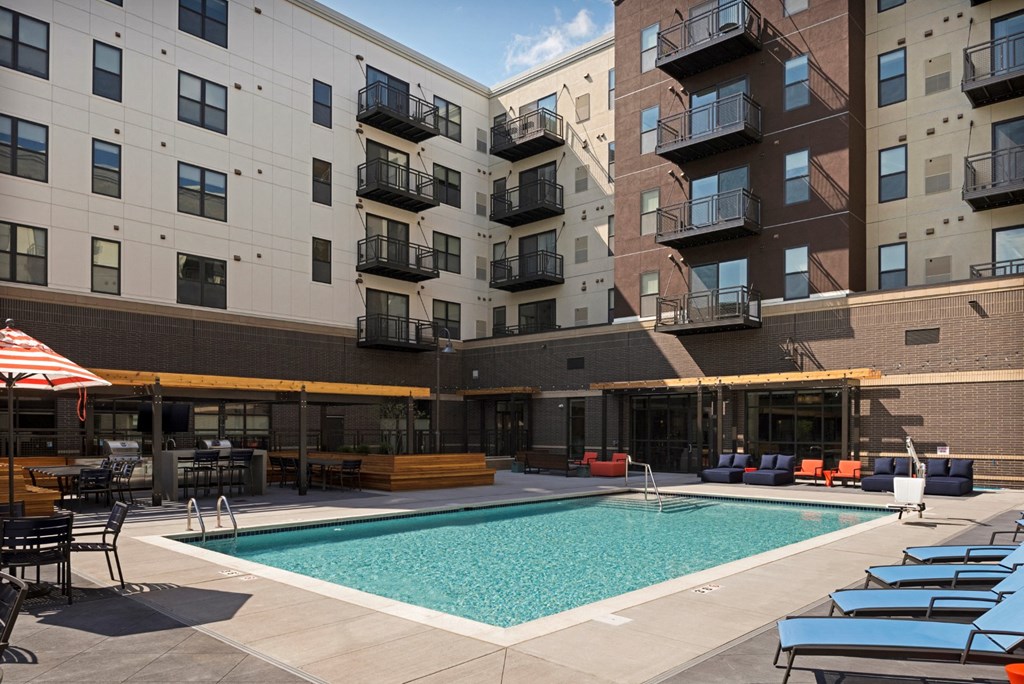 Sparkling Swimming Pool at The Shoreham, St. Louis Park, Minnesota