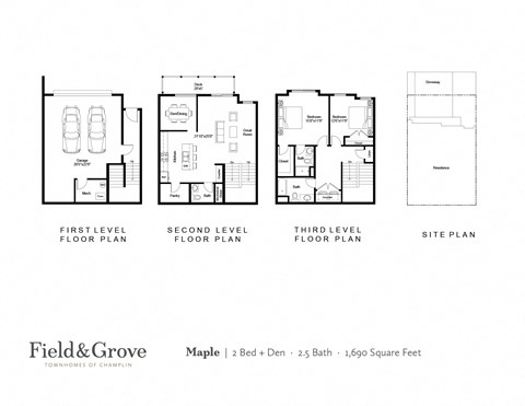 the fletcher grove floor plan  residences