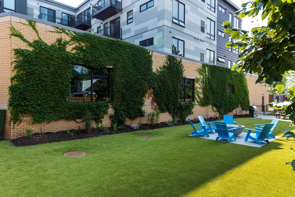 Backyard Green Space at The Finn, Saint Paul, Minnesota