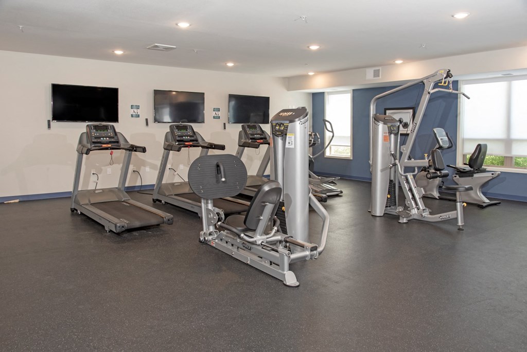Cardio Machines In Gym at Lake Jonathan Flats, Chaska, MN, 55318