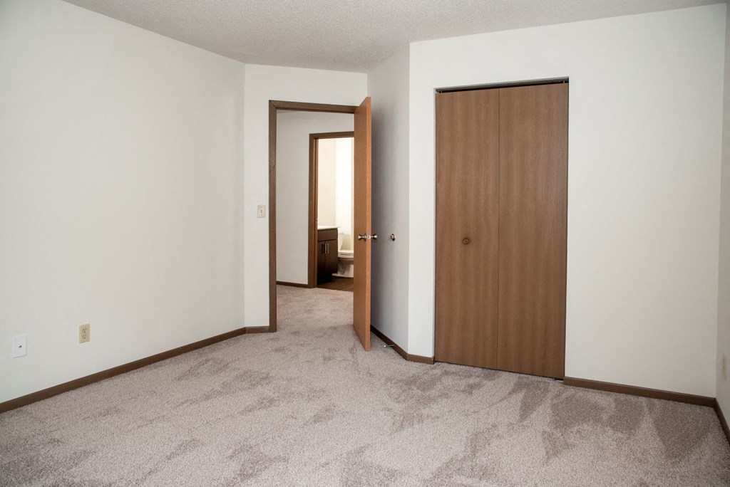 Bedroom/Den with closet