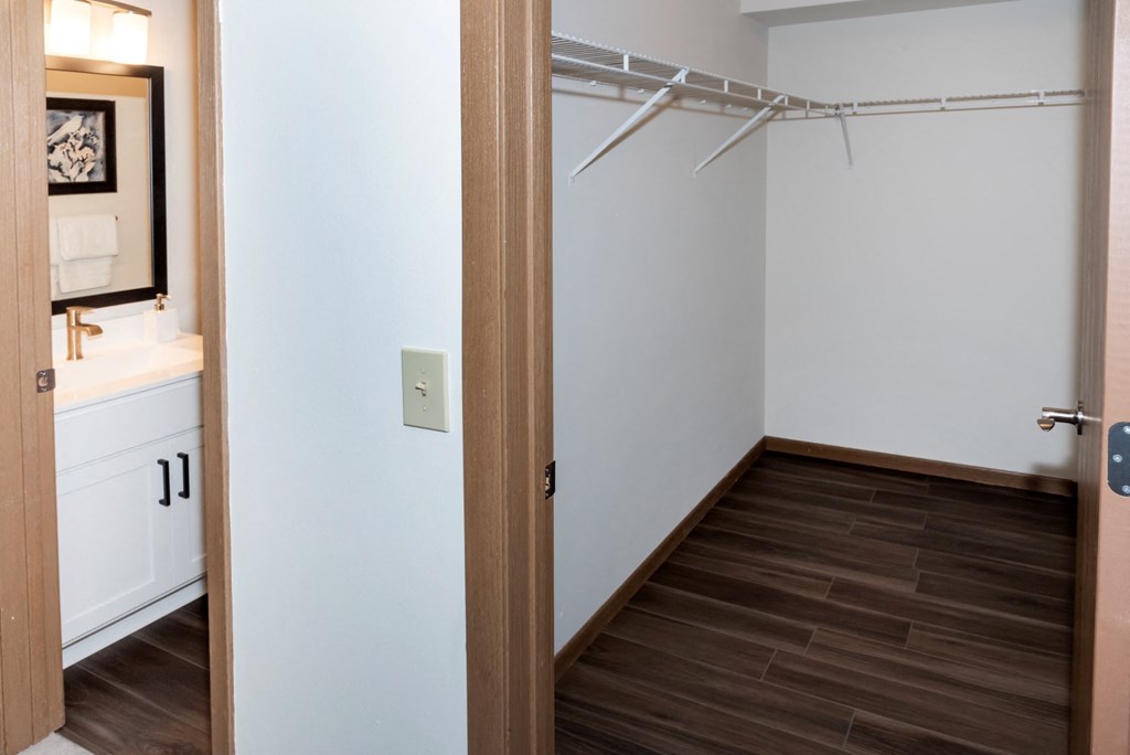 an oversized storage room