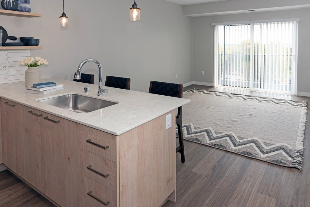 Sink With Faucet at Grove80 Apartments, Cottage Grove