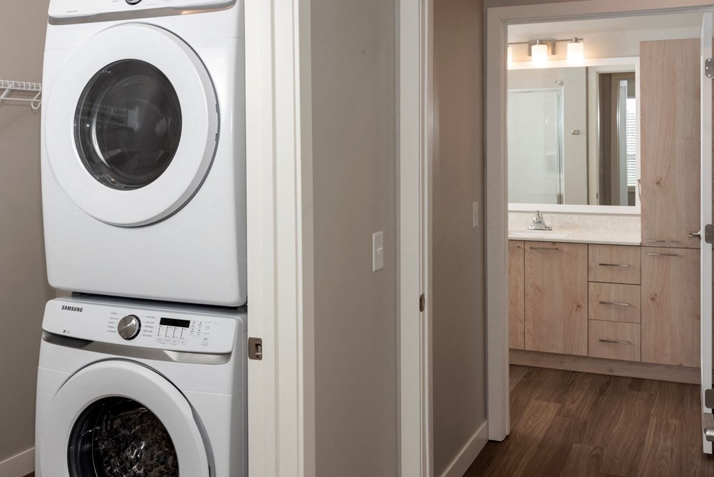 Stacked Washer/Dryer at Grove80 Apartments, Cottage Grove, MN, 55016