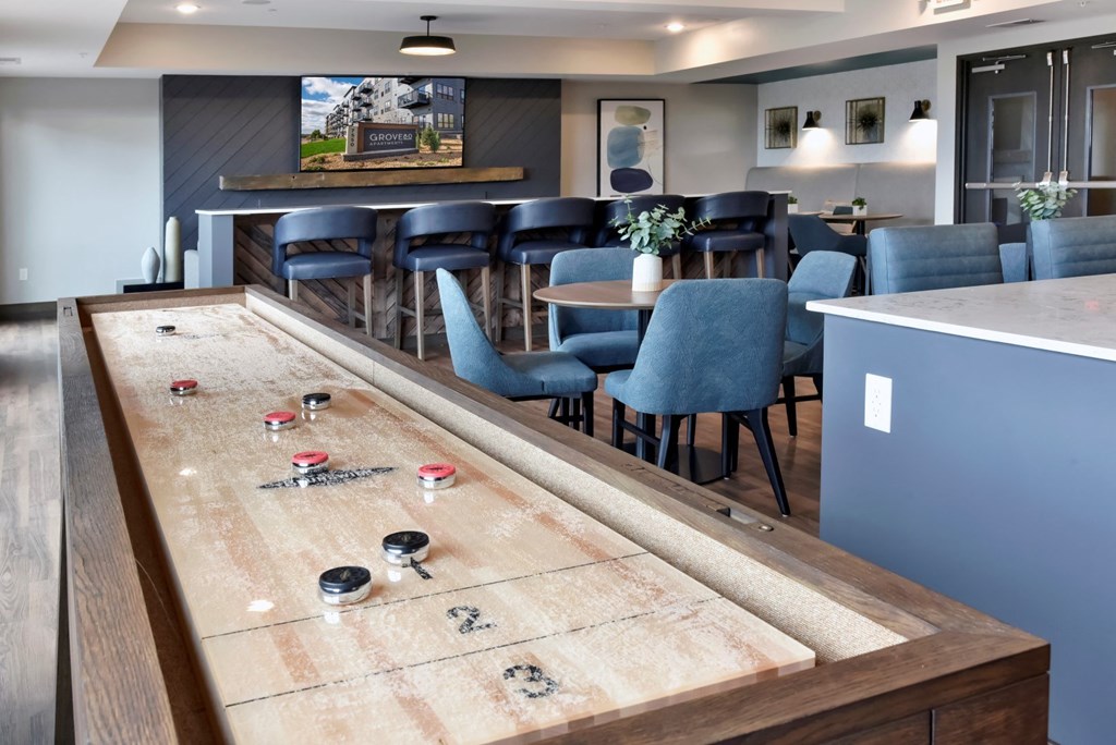 Game Area at Grove80 Apartments, Cottage Grove