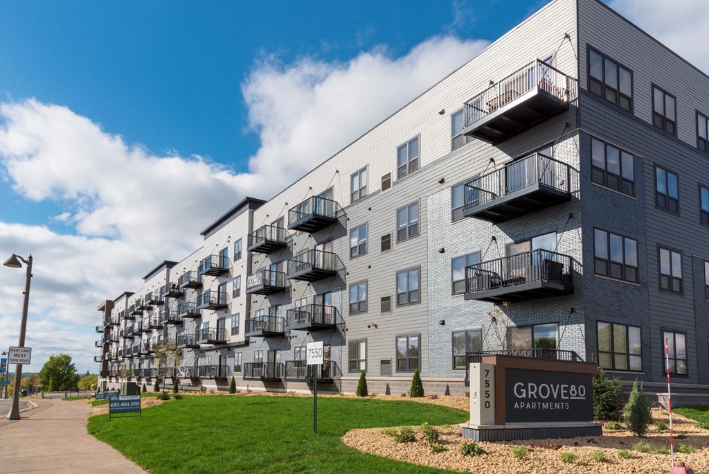 Luxury Community Exterior at Grove80 Apartments, Cottage Grove