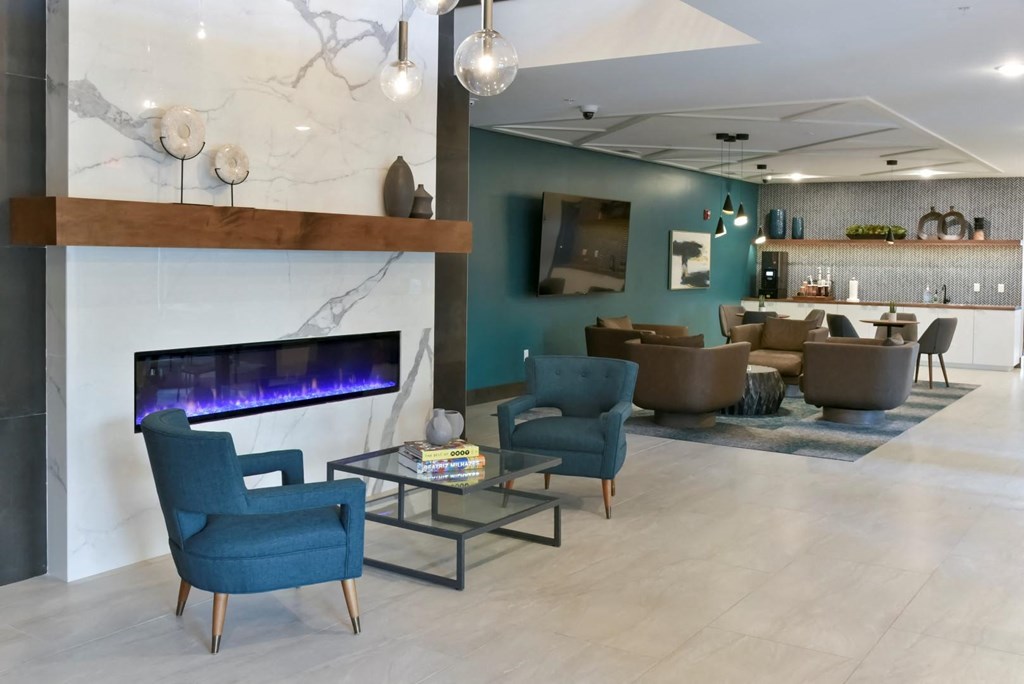 Lobby Waiting Area at Grove80 Apartments, Cottage Grove, Minnesota