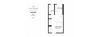 studio floor plan drawing