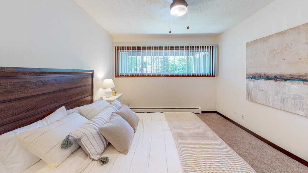 Large bedrooms  at Hillsborough Apartments, MN