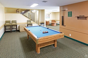 Game Room Game Room at Hillsborough Apartments, Roseville, MN - Photo Gallery 5