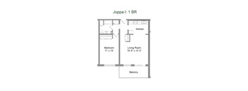 Joppa 1: One Bedroom