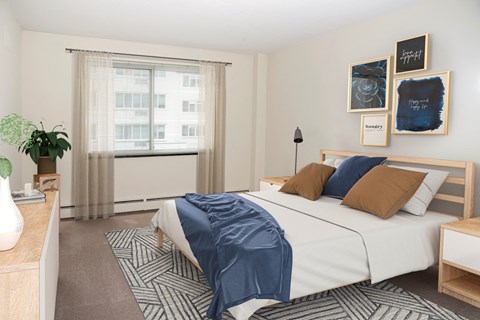 Spacious Bedroom at Joppa Lane Apartments, St Louis Park, MN, 55416