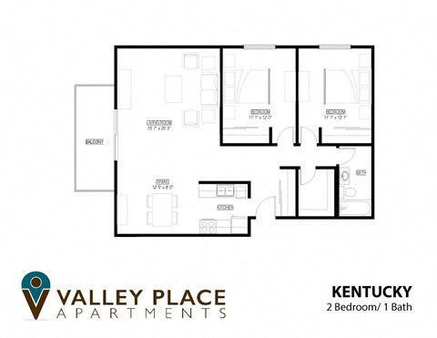 a floor plan of a house with roommates