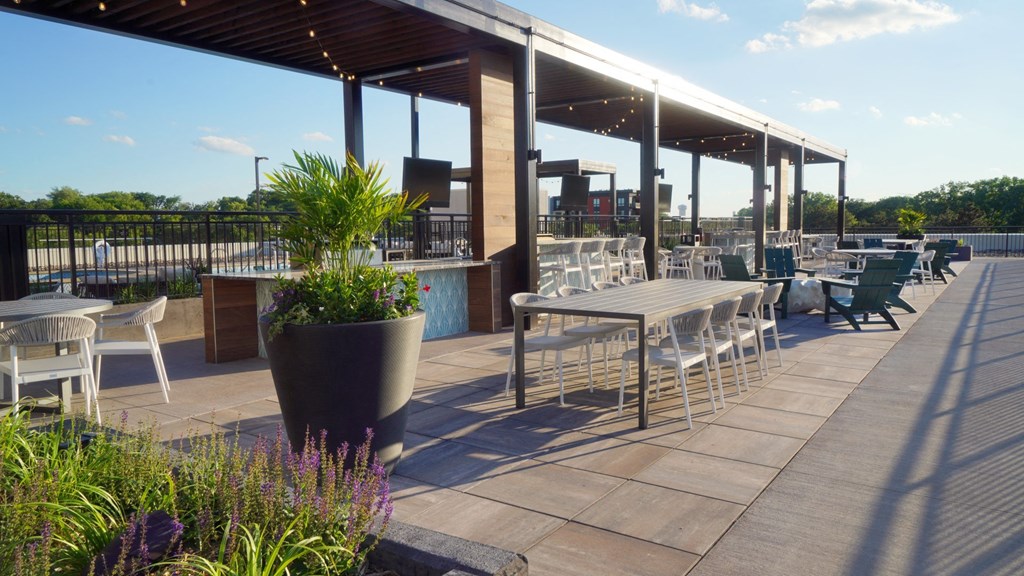 Outdoor Living Area at The Original at West Lake Quarter, Minneapolis, Minnesota