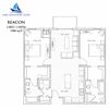 Beacon 2 Bed 2 Bath Floor Plan Beacon 2 Bed 2 Bath Floor Plan at Lake Jonathan Flats, Chaska, MN