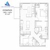 Compass 2 Bedroom 2 Bathroom Floor Plan Compass 2 Bedroom 2 Bathroom Floor Plan at Lake Jonathan Flats, Chaska, MN, 55318