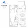 1 Bed 1 Bath Floor Plan 1 Bed 1 Bath Floor Plan at Lake Jonathan Flats, Chaska, MN
