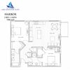 2 Bed 2 Bath Floor Plan 2 Bed 2 Bath Floor Plan at Lake Jonathan Flats, Chaska, Minnesota