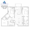 Jonathan 2 Bedroom 2 Bathroom Floor Plan Jonathan 2 Bedroom 2 Bathroom Floor Plan at Lake Jonathan Flats, Chaska, MN, 55318