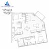 Voyager 2 Bed 2 Bath Floor Plan Voyager 2 Bed 2 Bath Floor Plan at Lake Jonathan Flats, Chaska