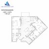 2 Bedroom 2 Bathroom Floor Plan 2 Bedroom 2 Bathroom Floor Plan at Lake Jonathan Flats, Minnesota