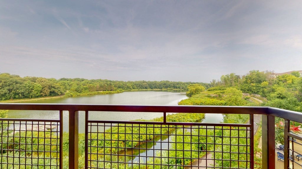 View From Balcony at Lake Jonathan Flats, Minnesota