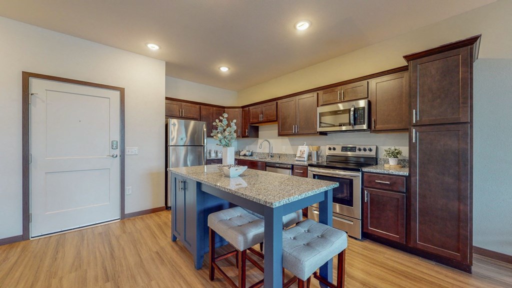 Island Kitchen at Lake Jonathan Flats, Chaska, MN