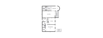 this is the floor plan for a small house