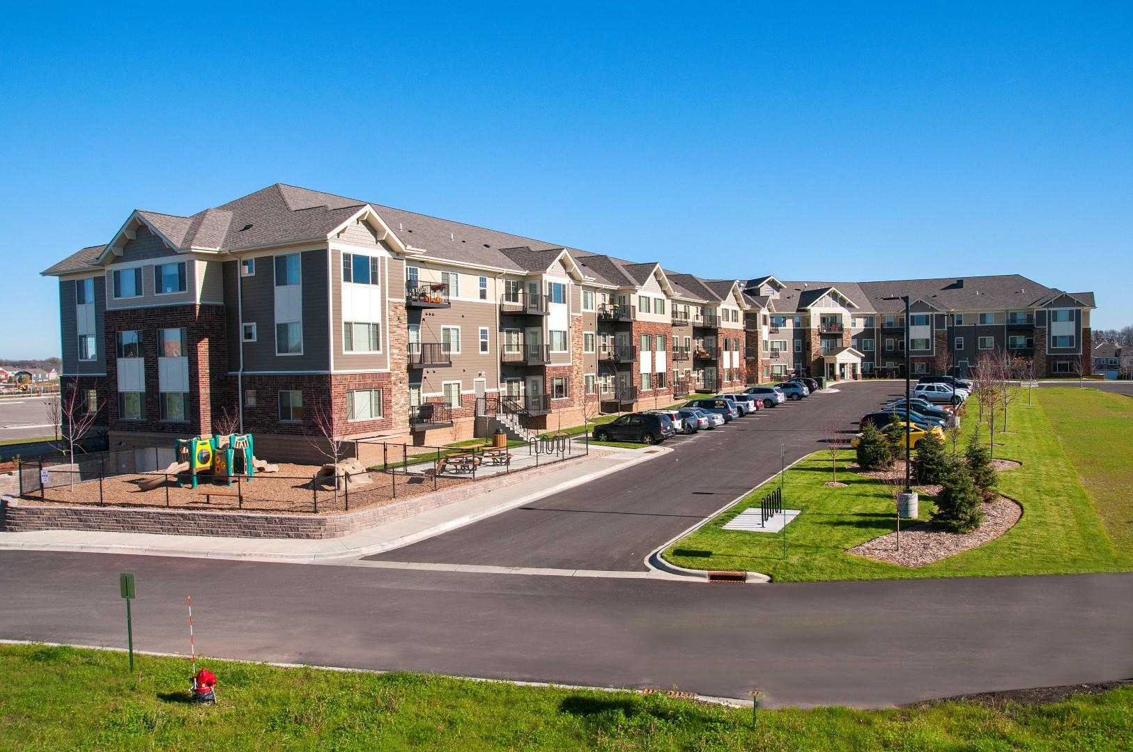 Carver Crossing Seen From Ariel View in Carver, Minnesota