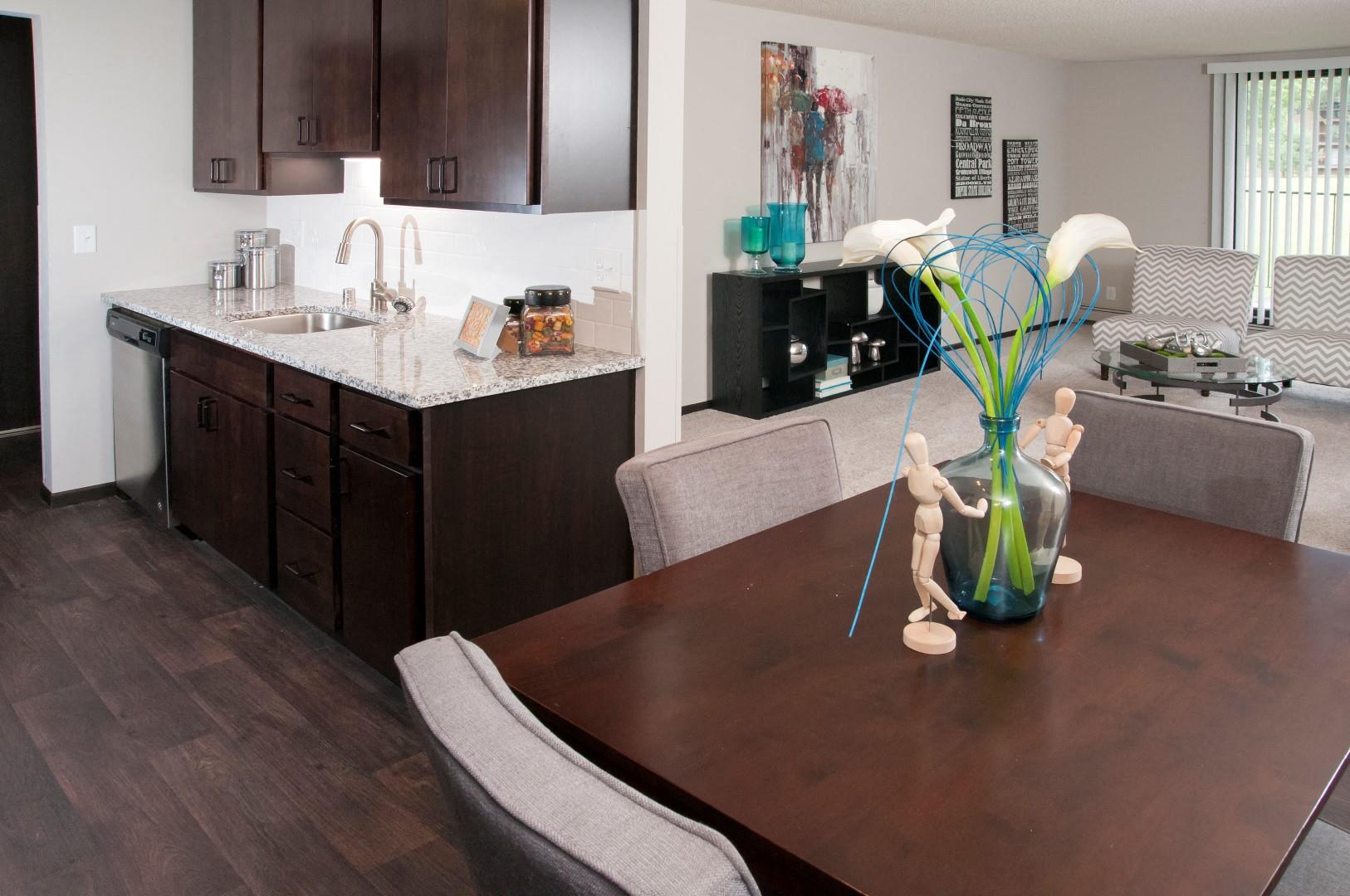 Spacious Kitchen with Pantry Cabinet at Eden Glen, Eden Prairie, MN 55344