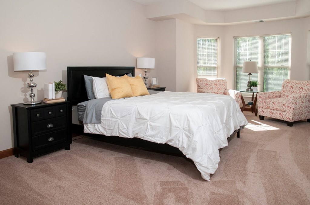 spacious master bedroom