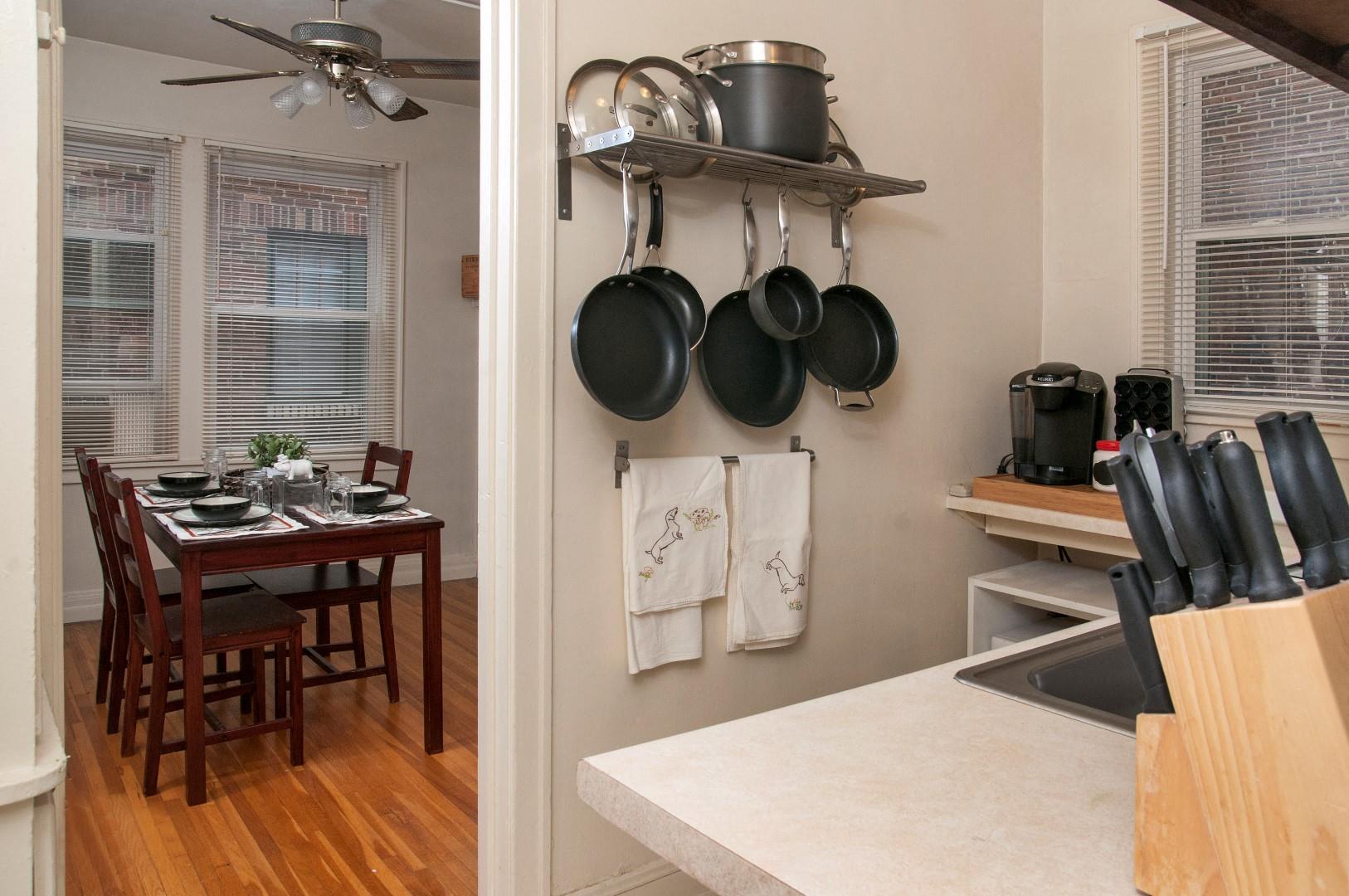 Open Floor Plan of Unit in 3500 Dupont Apartments in Minneapolis, MN