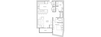 Briggs-R Floor plan at Overlook on the Creek, Minnetonka, MN