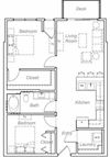 Harriet-V Floor plan Harriet-V Floor plan at Overlook on the Creek, Minnesota