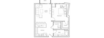 Manitou-K Floor plan at Overlook on the Creek, Minnetonka, Minnesota