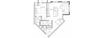 Seton-B Floor plan at Overlook on the Creek, Minnetonka, Minnesota