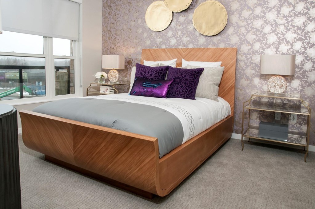 Beige Carpet in Master Bedroom at Residences at 1700, Minnesota