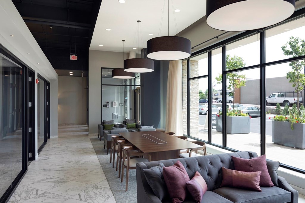 Renovated Lounge and Dining Area at Residences at 1700, Minnetonka, MN